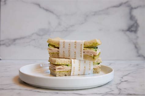 Turkey Cucumber Tea Sandwiches Mangia