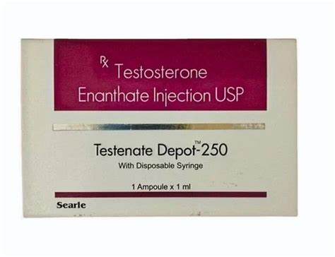 Testenate Depot Testosterone Enanthate Injection Usp Mg At Rs