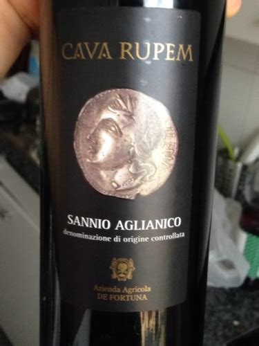 Azienda Agricola De Fortuna Cava Rupem Sannio Aglianico Vivino Australia