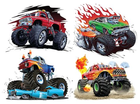 Monster Truck Png Monster Truck Clipart Designs Etsy