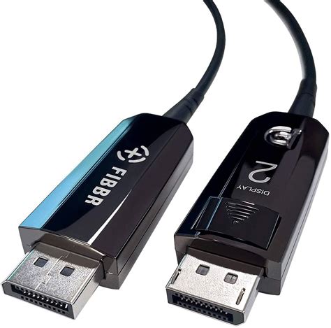 Fibbr Displayport To Displayport Cable Fiber Optic Dp To Dp Cable