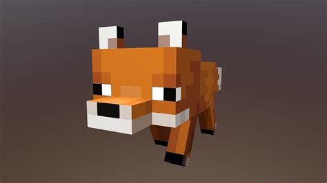 Minecraft Fox Model Telegraph