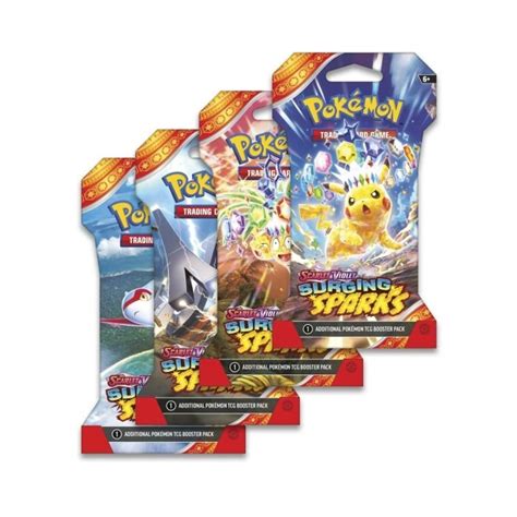 Pokémon Tcg Scarlet And Violet Surging Sparks Sleeved Booster Pack 10