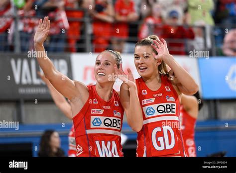 22nd April 2023 Ken Rosewall Arena Sydney Nsw Australia Suncorp Super Netball New South