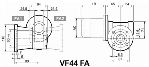 Мотор-редуктор VF44