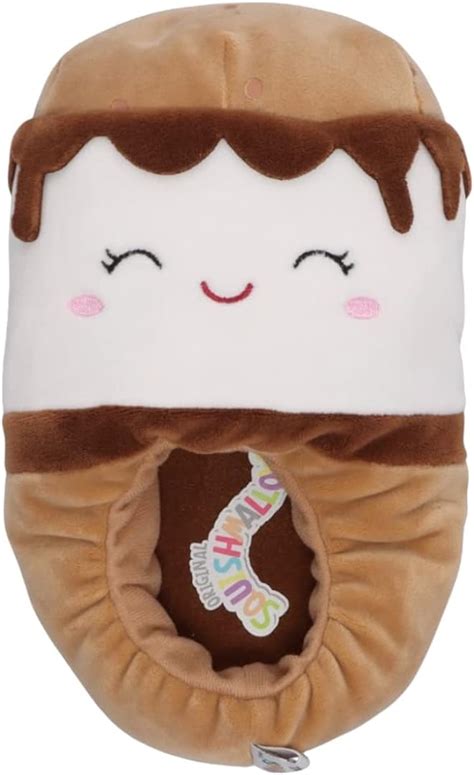 Squishmallows Kellytoy Kids Slippers Plush Carmelita