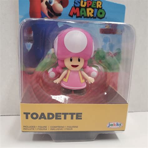 Jakks Pacific Toadette Super Mario Pink Figure