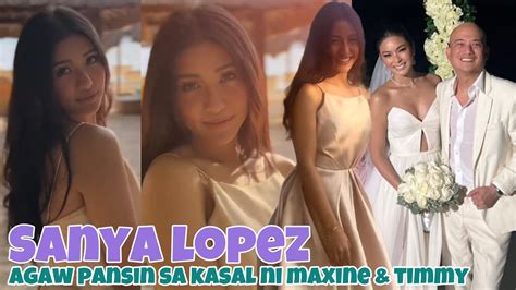 Sanya Lopez Agaw Pansin Sa Kasal Ni Maxine Medina At Timmy Llana