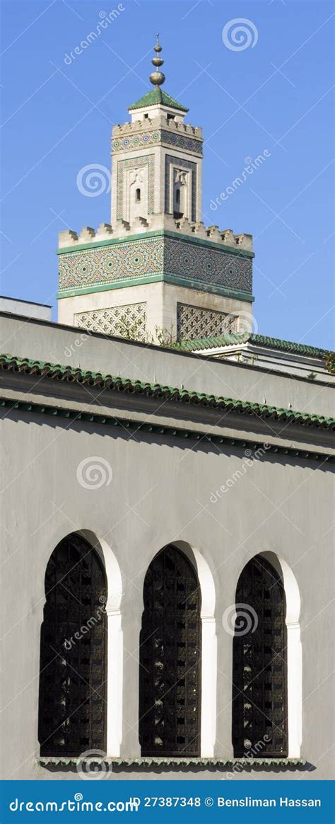 Grande Mesquita De Paris Foto De Stock Imagem De Curso