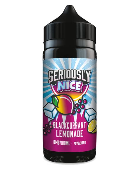 Seriously Nice Blackcurrant Lemonade E Liquid Shortfill Doozy Vape Co