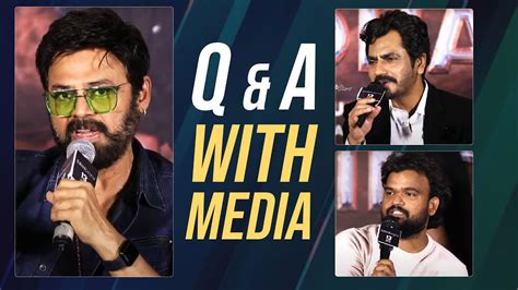 Venkatesh Q A With Media Saindhav Team Media Interaction Saindhav