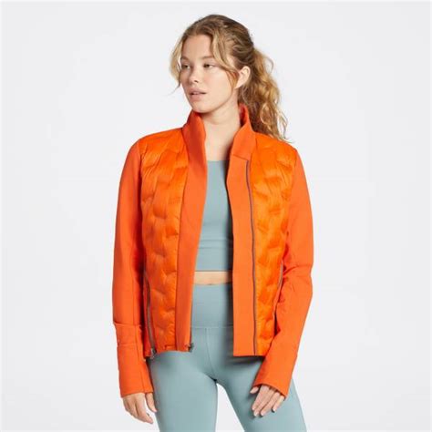 Calia Womens Quilted Run Jacket Calia