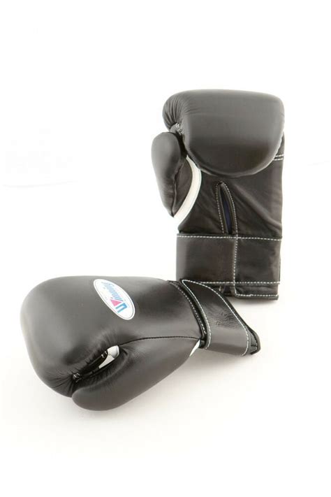 Winning Boxing Glovesblack Tape Pro Type Ms 300b 10 Oz Handcrafted In