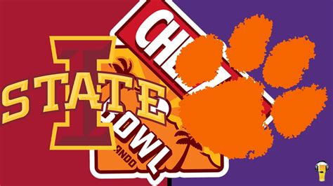 Iowa State Cyclones Vs Clemson Tigers Prediction Cheez It Bowl 2021