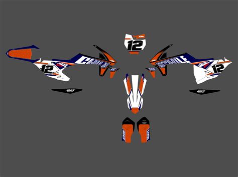 Kit déco KTM SX SXF 2016 2018 Origine 2 Boutique Kit Déco Moto