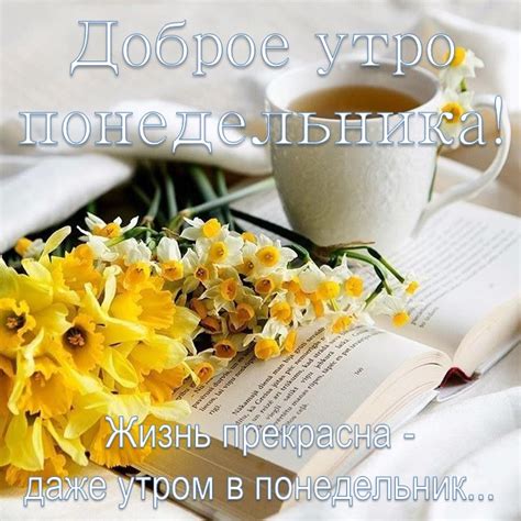 Красивые картинки Доброе утро в Понедельник! (40 фото ...