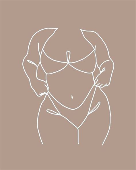 Abstract Female Body Line Art Print Nude Woman Body Wall Etsy Artofit
