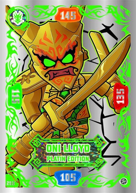 LEGO Ninjago Serie 8 Trading Card 253 Oni Lloyd Platinum Karte EBay