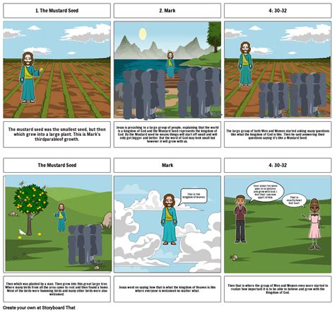 The Mustard Seed Storyboard By 201098003