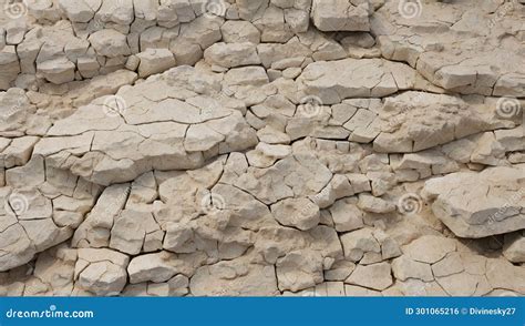 Microcosmic Texture Porous Limestone Landscape Ai Generate Stock