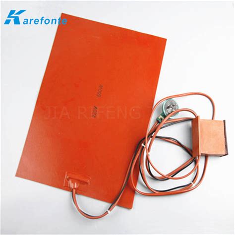 Flexible Silicone Rubber Industrial Heating Pads Mat Plate Sheet