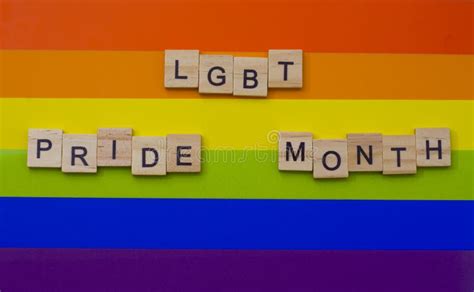 Lgbt Pride Lesbian Gay Bisexual Transgender Lgbt Love Is Love Letters On The Lgbt Flag The