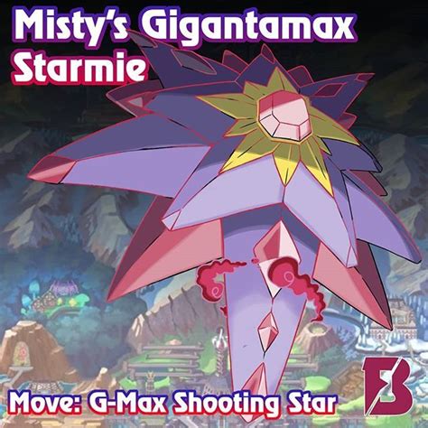 Mistys Gigantamax Starmie By Badafra Cute Pokemon Wallpaper