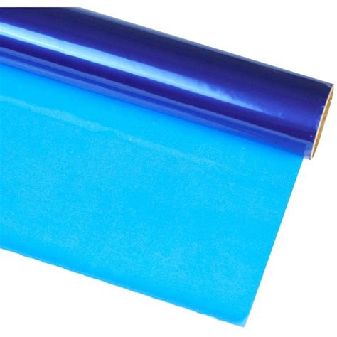 Papel Celofane 70x100cm Azul Rolo 25 Folhas