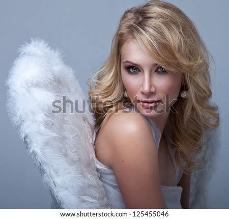 Sweet Blonde Angel Stock Photo 125790722 Shutterstock