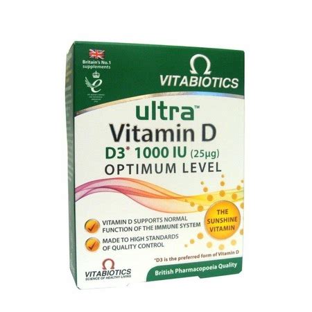 Vitabiotics Ultra Vitamin D D3 1000 Iu 96 Tablet Skt 11 2021 N11