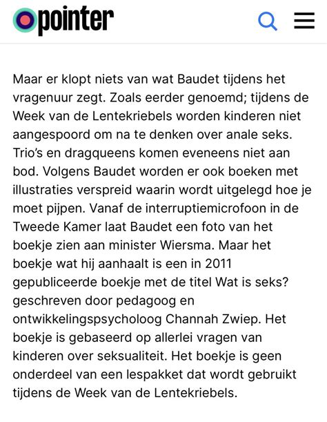 Lisa Westerveld On Twitter Speciaal Voor FvDers Op Scholen Wordt