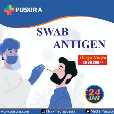 Harga Swab Antigen Klinik Rumah Sakit Pusura