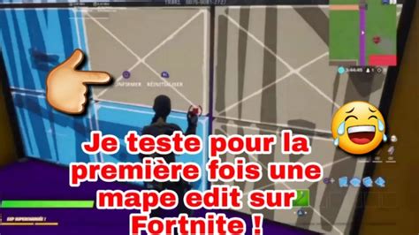 Je teste pour la première fois une mape edit sur Fortnite Je suis