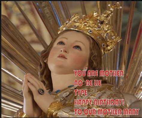 Happy Birthday Blessed Virgin Mary