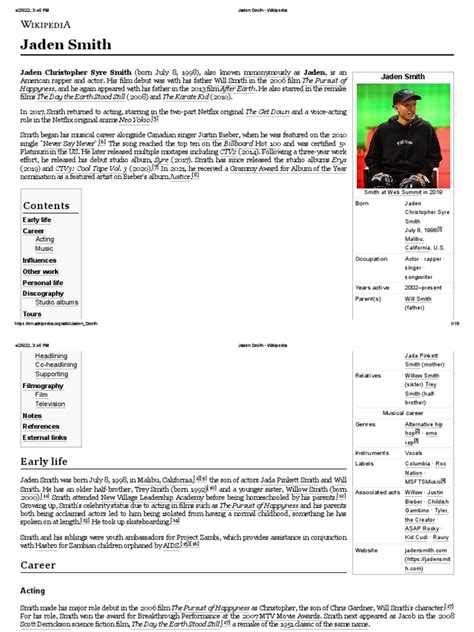 Jaden Smith Wikipedia Pdf