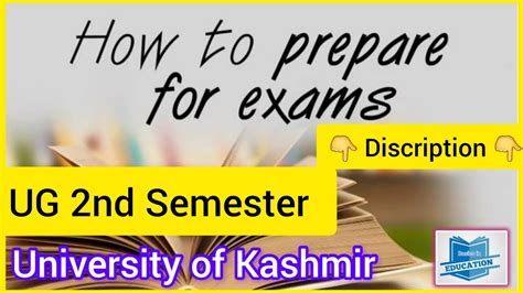 How To Prepare For College Exams Bg Nd Semester University Of