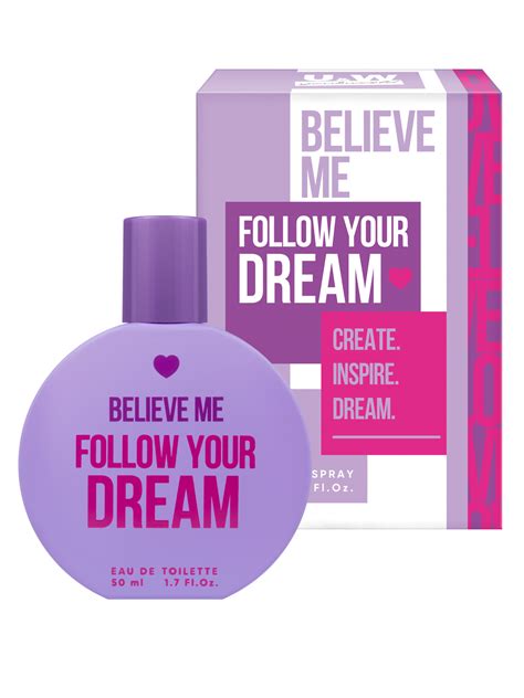 Туалетная вода для женщин Believe me Follow your dream ваниль и кокос ...