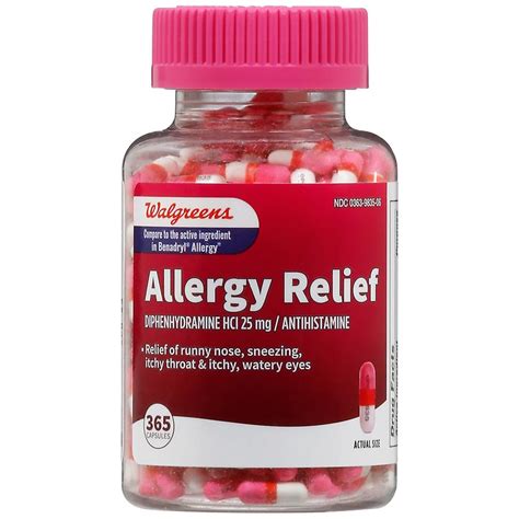 Walgreens Allergy Relief Capsules Walgreens