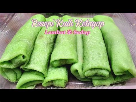 Cara Buat Kuih Ketayap Dadar Gulung Mudah Dan Sedap YouTube