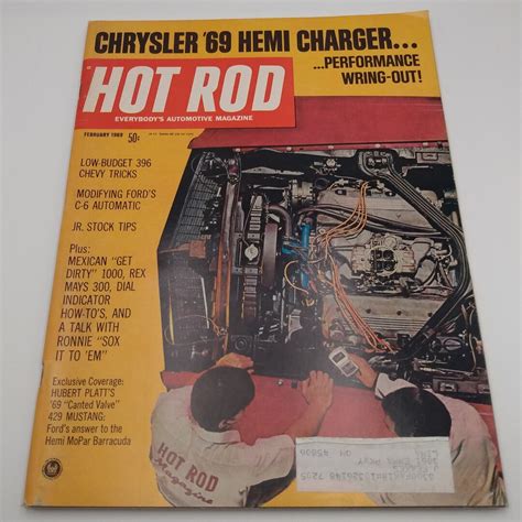 Vintage HOT ROD Magazine February 1969 Great Gift For Dad And Etsy