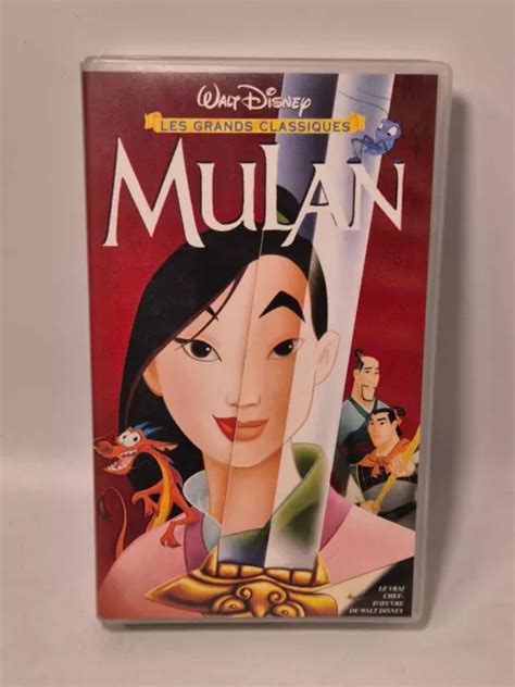 Cassette Vintage Vhs Walt Disney Les Grands Classiques Mulan Fr Eur