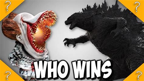 What If Godzilla Met Pennywise Youtube