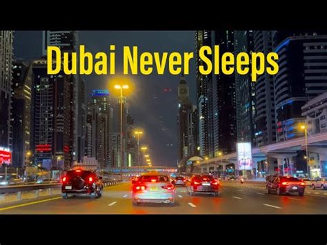 Dubai Night Drive Sheikh Zayed Road Marina To World Trade Center