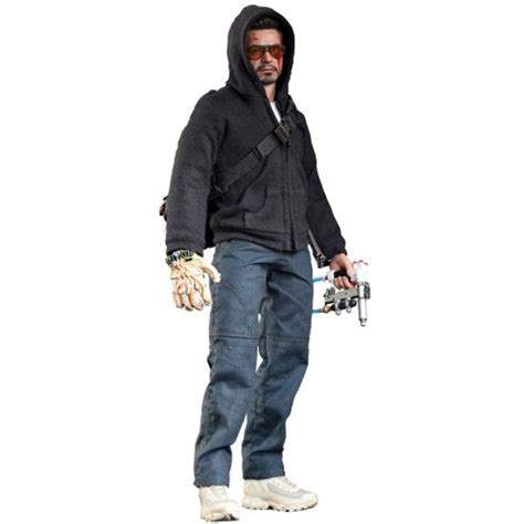 Hot Toys Movie Masterpiece Series Iron Man Tony Stark The Mechanic Sixth Scale Figure