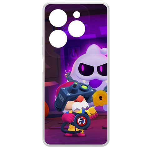 Krutoff Clear Case Brawl Stars Infinix Hot