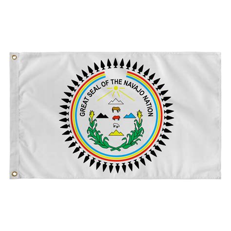 Diné/Navajo Nation Seal Flag 36" x 60" – N8V Movement