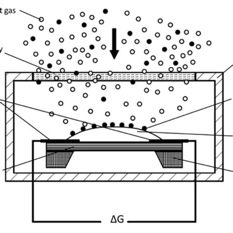 Principle Of A Metal Oxide Gas Sensor Download Scientific Diagram