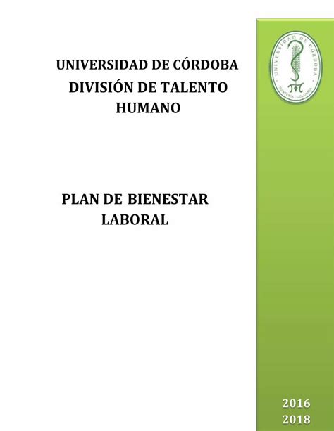 Pdf Divisi N De Talento Humano Plan De Bienestar