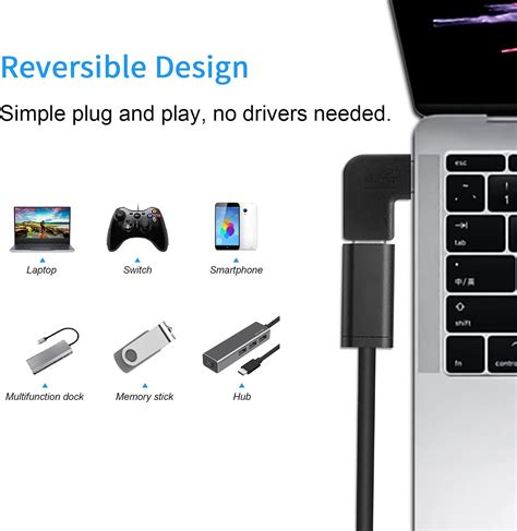 Poyiccot Usb C 90Â° Adapter 10gbps Type C Male To India Ubuy