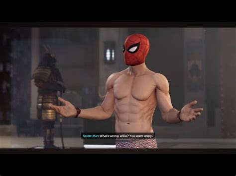 Marvel S Spider Man Remastered Naked Spider Man Suit Youtube